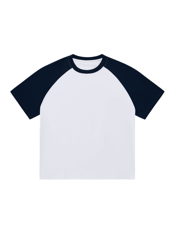 Color-Blocked Raglan Sleeve T-shirt #RU0009 | TAPSTITCH